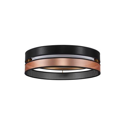 Duolla - LED Stropní svítidlo ROLLER DUO SHINY LED/24W/230V pr. 45 cm černá/měděná