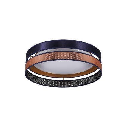 Duolla - LED Stropní svítidlo ROLLER DUO SHINY LED/24W/230V pr. 45 cm modrá/měděná