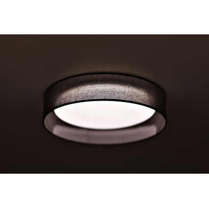 Duolla - LED Stropní svítidlo ROLLER LED/24W/230V pr. 45 cm antracit