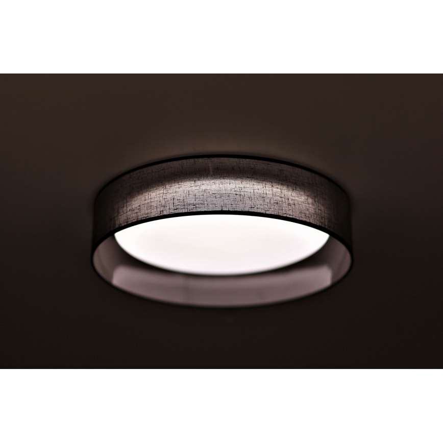 Duolla - LED Stropní svítidlo ROLLER LED/24W/230V pr. 45 cm antracit