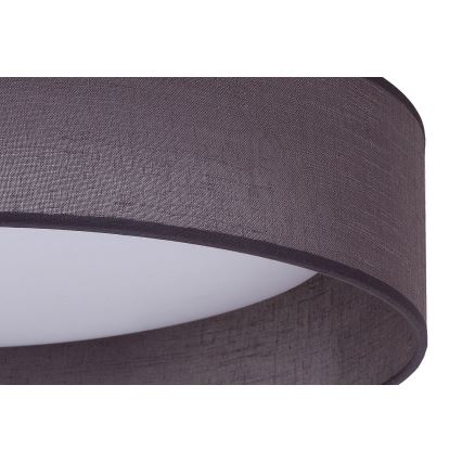 Duolla - LED Stropní svítidlo ROLLER LED/24W/230V pr. 45 cm antracit