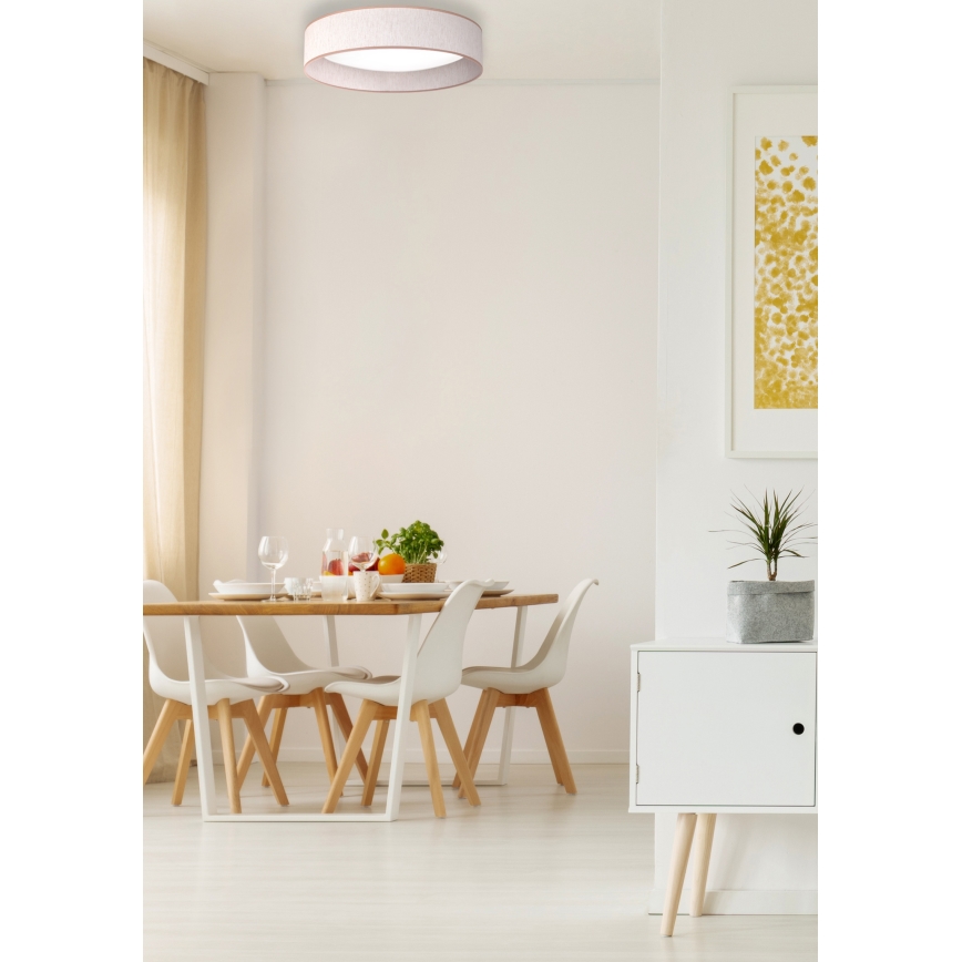 Duolla - LED Stropní svítidlo ROLLER LED/24W/230V pr. 45 cm béžová