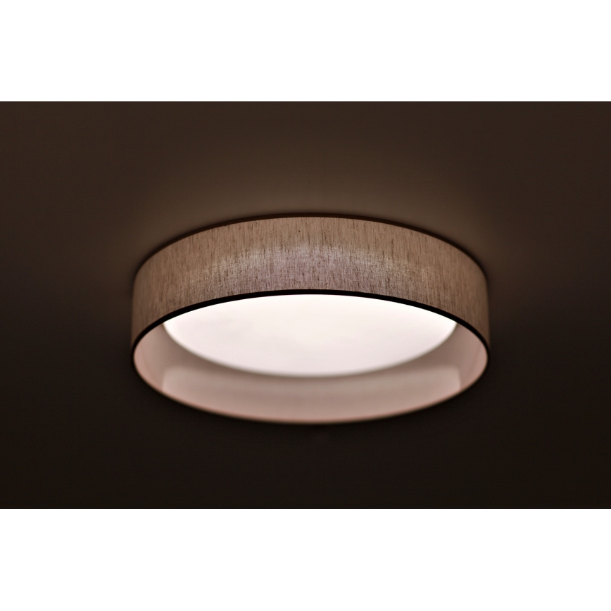 Duolla - LED Stropní svítidlo ROLLER LED/24W/230V pr. 45 cm béžová