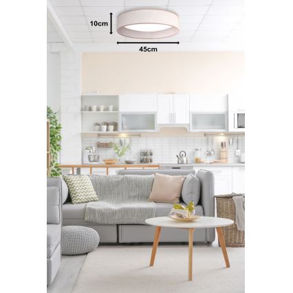 Duolla - LED Stropní svítidlo ROLLER LED/24W/230V pr. 45 cm béžová