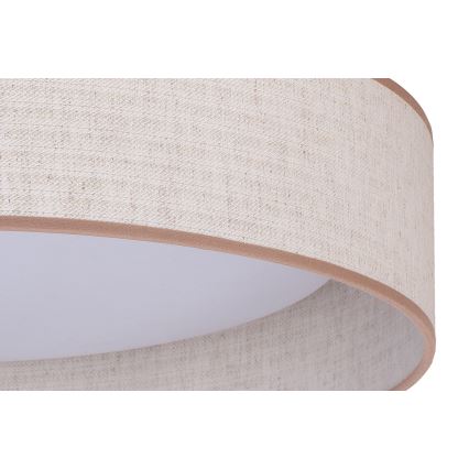 Duolla - LED Stropní svítidlo ROLLER LED/24W/230V pr. 45 cm béžová