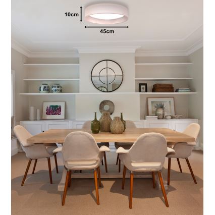 Duolla - LED Stropní svítidlo ROLLER LED/24W/230V pr. 45 cm béžová