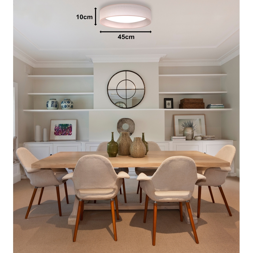 Duolla - LED Stropní svítidlo ROLLER LED/24W/230V pr. 45 cm béžová