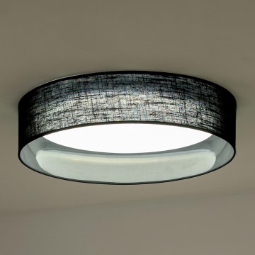 Duolla - LED Stropní svítidlo ROLLER LED/24W/230V pr. 45 cm černá