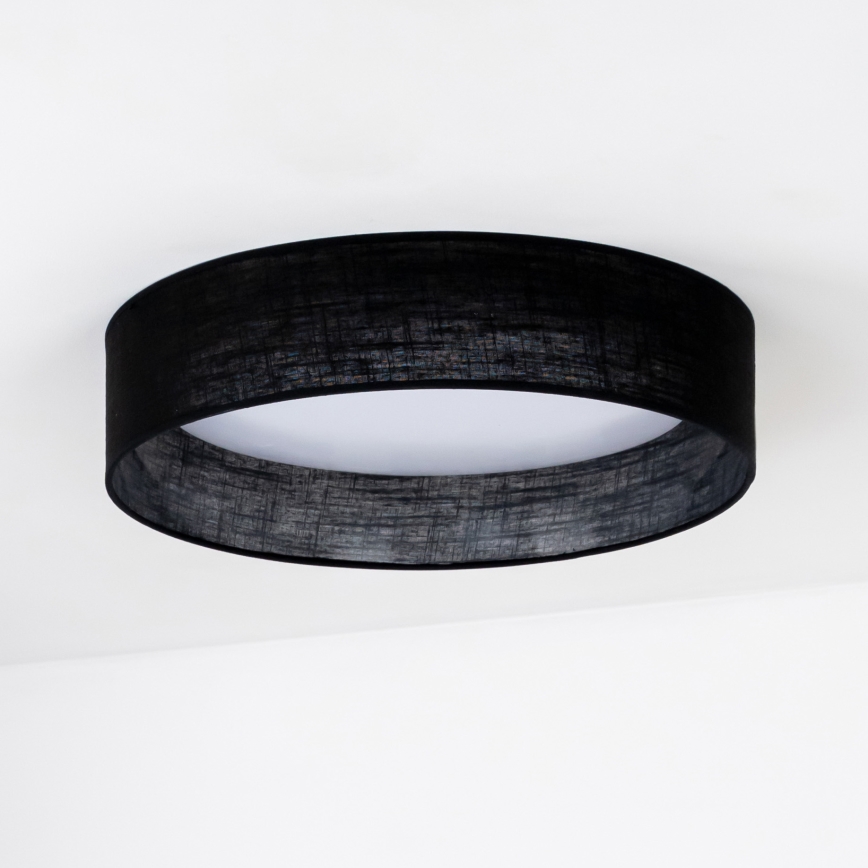 Duolla - LED Stropní svítidlo ROLLER LED/24W/230V pr. 45 cm černá