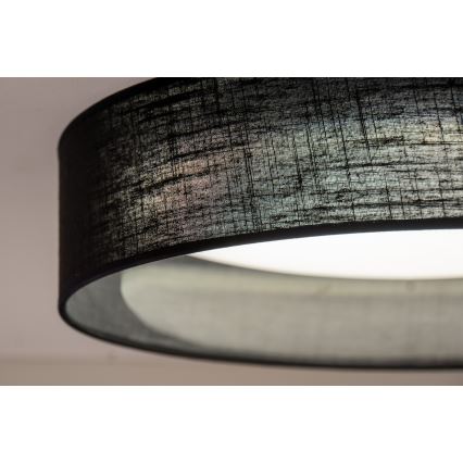 Duolla - LED Stropní svítidlo ROLLER LED/24W/230V pr. 45 cm černá