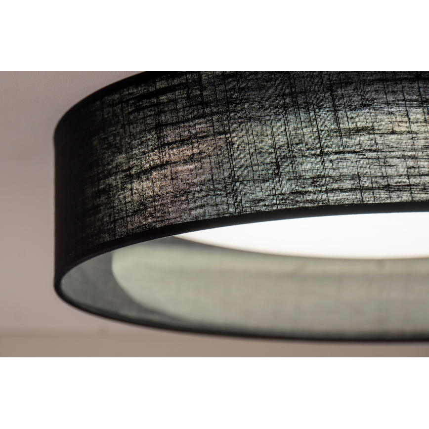 Duolla - LED Stropní svítidlo ROLLER LED/24W/230V pr. 45 cm černá