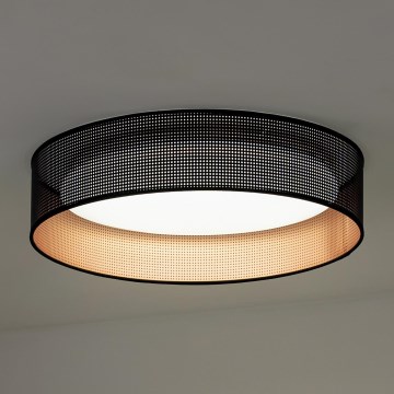 Duolla - LED Stropní svítidlo ROLLER LED/24W/230V pr. 45 cm černá/měděná