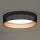 Duolla - LED Stropní svítidlo ROLLER LED/24W/230V pr. 45 cm černá/měděná