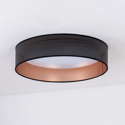 Duolla - LED Stropní svítidlo ROLLER LED/24W/230V pr. 45 cm černá/měděná