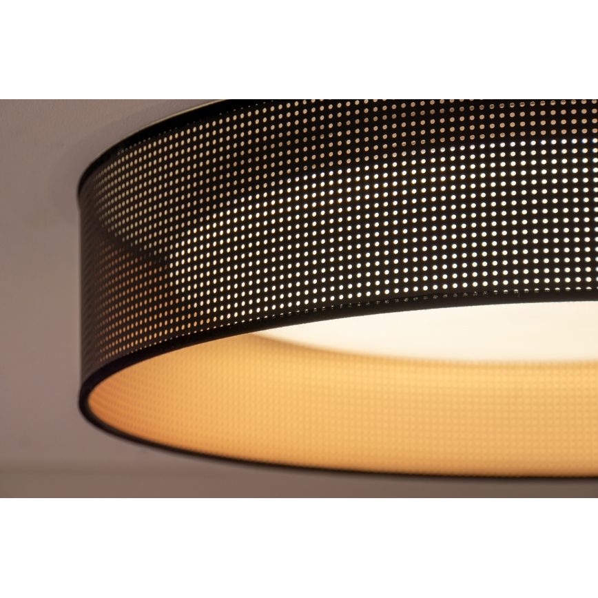 Duolla - LED Stropní svítidlo ROLLER LED/24W/230V pr. 45 cm černá/měděná