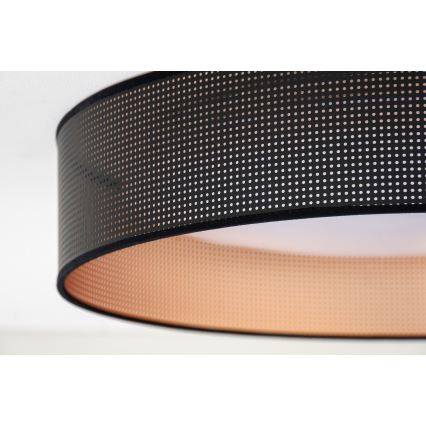 Duolla - LED Stropní svítidlo ROLLER LED/24W/230V pr. 45 cm černá/měděná
