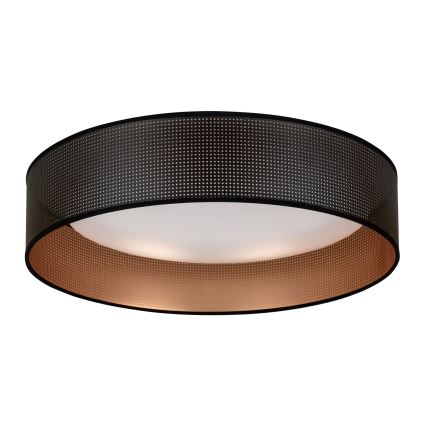Duolla - LED Stropní svítidlo ROLLER LED/24W/230V pr. 45 cm černá/měděná
