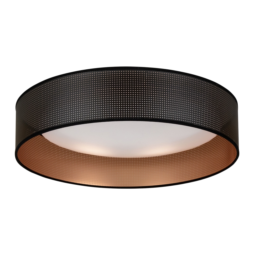 Duolla - LED Stropní svítidlo ROLLER LED/24W/230V pr. 45 cm černá/měděná