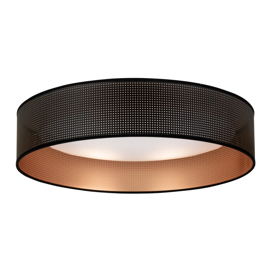 Duolla - LED Stropní svítidlo ROLLER LED/24W/230V pr. 45 cm černá/měděná