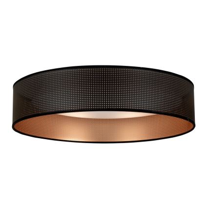Duolla - LED Stropní svítidlo ROLLER LED/24W/230V pr. 45 cm černá/měděná