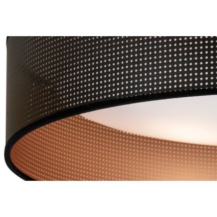Duolla - LED Stropní svítidlo ROLLER LED/24W/230V pr. 45 cm černá/měděná