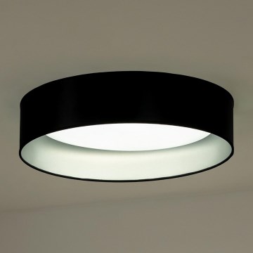Duolla - LED Stropní svítidlo ROLLER LED/24W/230V pr. 45 cm černá/stříbrná