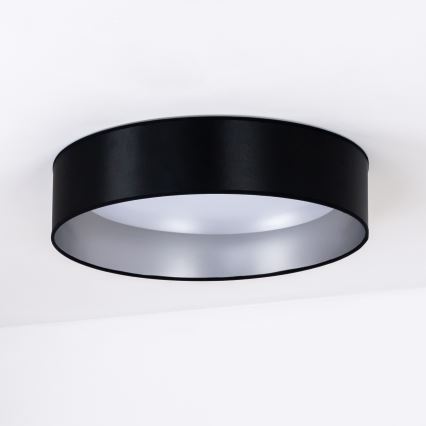 Duolla - LED Stropní svítidlo ROLLER LED/24W/230V pr. 45 cm černá/stříbrná