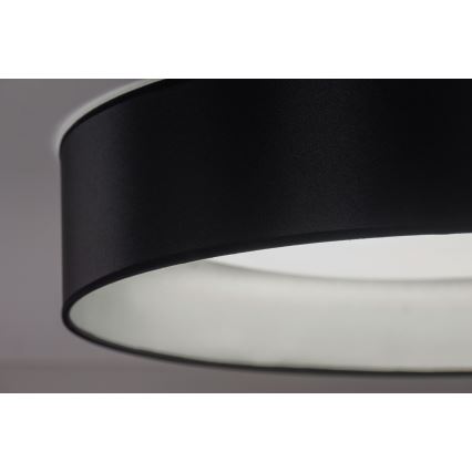 Duolla - LED Stropní svítidlo ROLLER LED/24W/230V pr. 45 cm černá/stříbrná