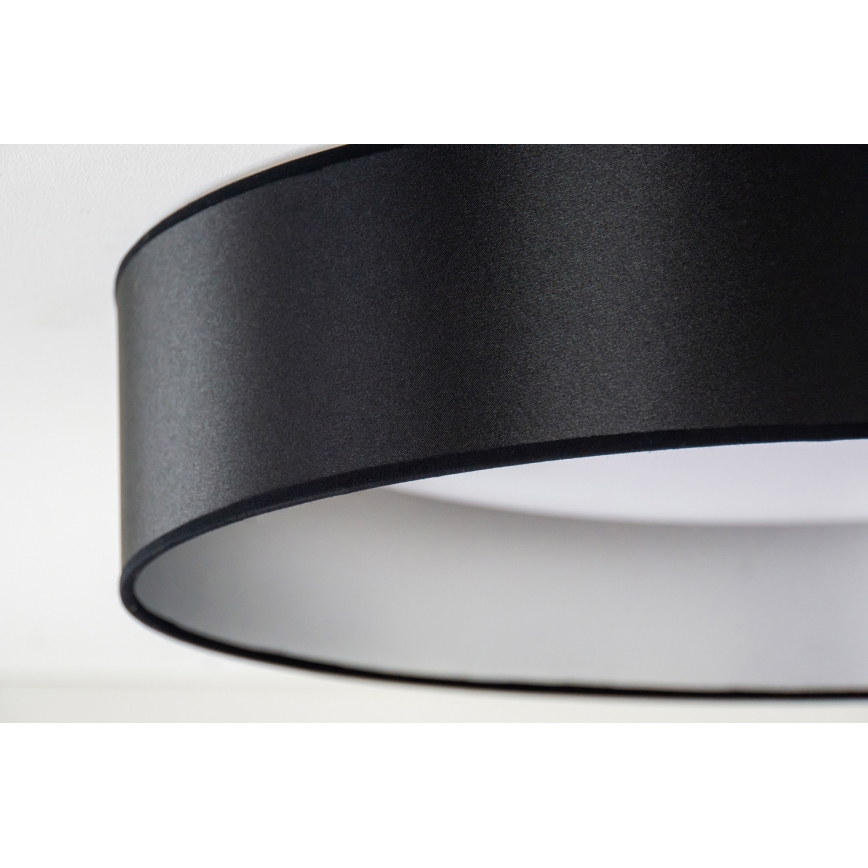 Duolla - LED Stropní svítidlo ROLLER LED/24W/230V pr. 45 cm černá/stříbrná