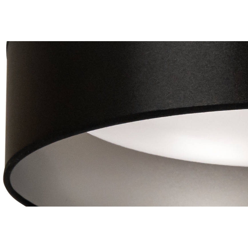 Duolla - LED Stropní svítidlo ROLLER LED/24W/230V pr. 45 cm černá/stříbrná