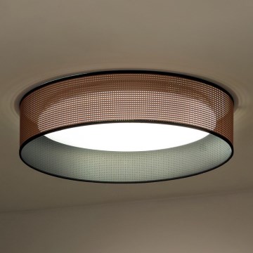 Duolla - LED Stropní svítidlo ROLLER LED/24W/230V pr. 45 cm měděná/černá