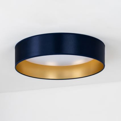 Duolla - LED Stropní svítidlo ROLLER LED/24W/230V pr. 45 cm modrá/zlatá