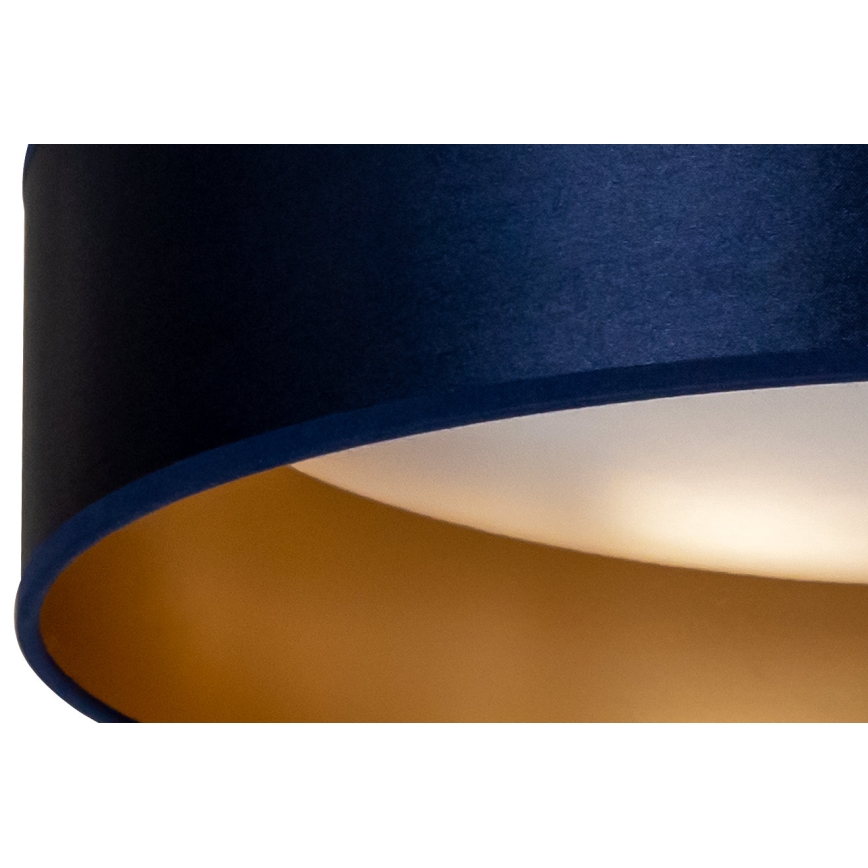 Duolla - LED Stropní svítidlo ROLLER LED/24W/230V pr. 45 cm modrá/zlatá