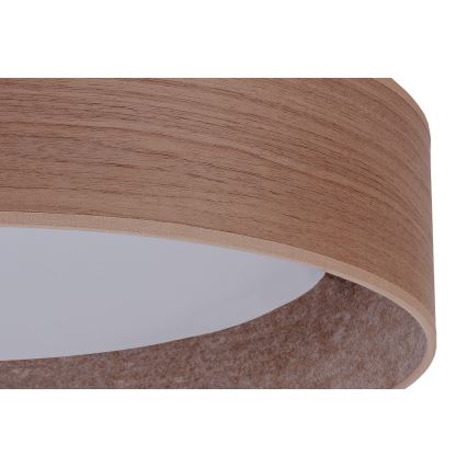 Duolla - LED Stropní svítidlo ROLLER LED/24W/230V pr. 45 cm ořech