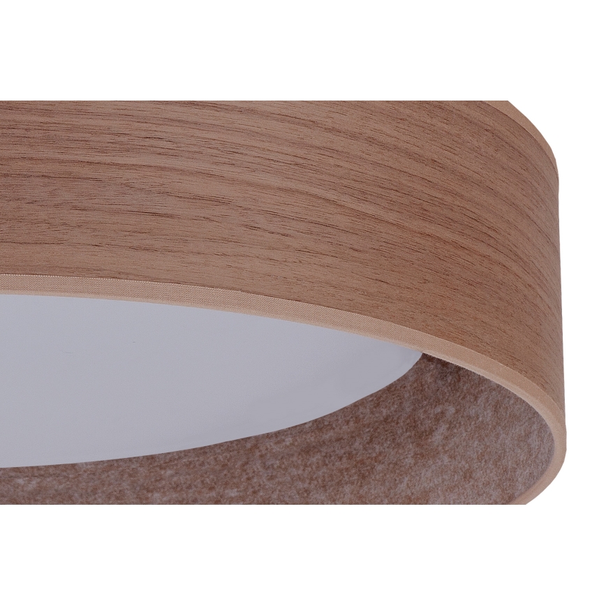 Duolla - LED Stropní svítidlo ROLLER LED/24W/230V pr. 45 cm ořech