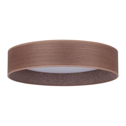 Duolla - LED Stropní svítidlo ROLLER LED/24W/230V pr. 45 cm ořech