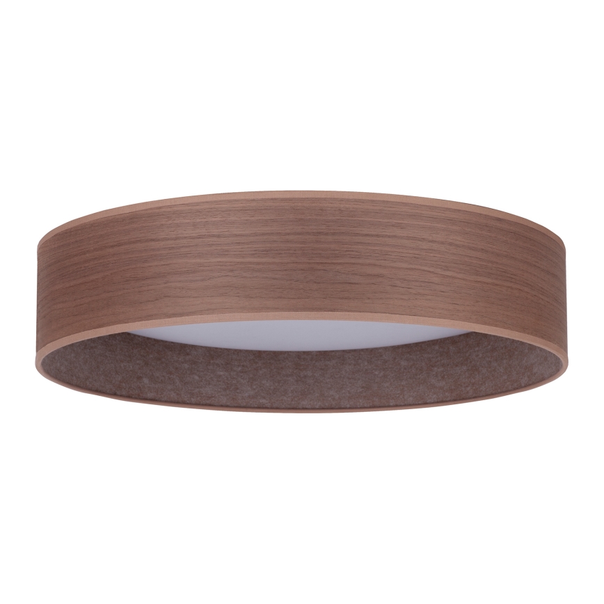 Duolla - LED Stropní svítidlo ROLLER LED/24W/230V pr. 45 cm ořech