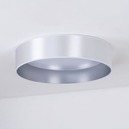 Duolla - LED Stropní svítidlo ROLLER LED/24W/230V pr. 45 cm stříbrná