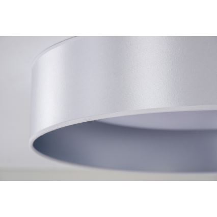 Duolla - LED Stropní svítidlo ROLLER LED/24W/230V pr. 45 cm stříbrná