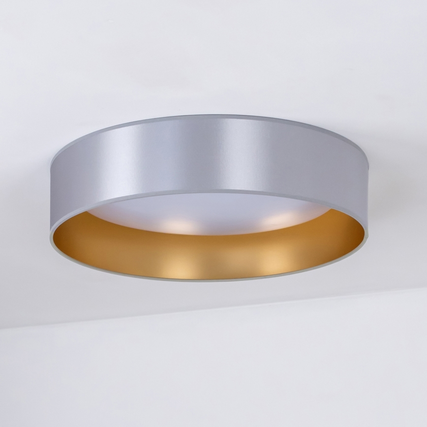 Duolla - LED Stropní svítidlo ROLLER LED/24W/230V pr. 45 cm stříbrná/zlatá