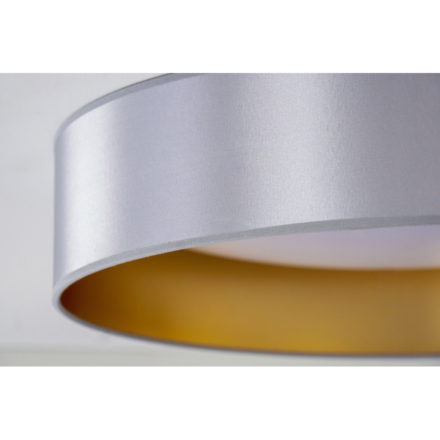 Duolla - LED Stropní svítidlo ROLLER LED/24W/230V pr. 45 cm stříbrná/zlatá