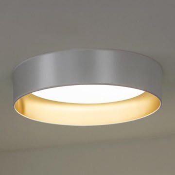 Duolla - LED Stropní svítidlo ROLLER LED/24W/230V pr. 45 cm stříbrná/zlatá