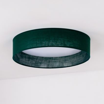 Duolla - LED Stropní svítidlo ROLLER LED/24W/230V pr. 45 cm zelená