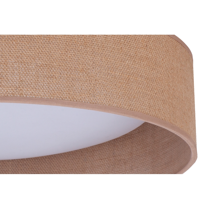 Duolla - LED Stropní svítidlo ROLLER LED/24W/230V světle pr. 45 cm hnědá
