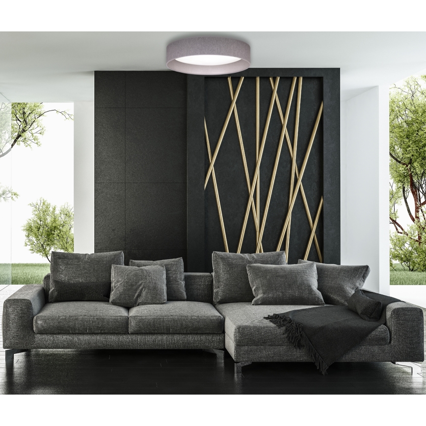 Duolla - LED Stropní svítidlo ROLLER LED/24W/230V tmavě pr. 45 cm šedá