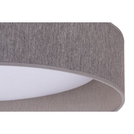 Duolla - LED Stropní svítidlo ROLLER LED/24W/230V tmavě pr. 45 cm šedá