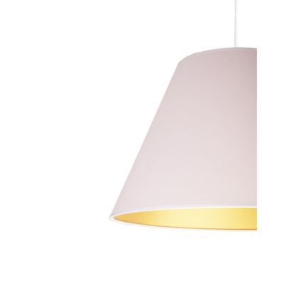 Duolla - Lustr na lanku ANNA 1xE27/40W/230V pr. 45 cm bílá