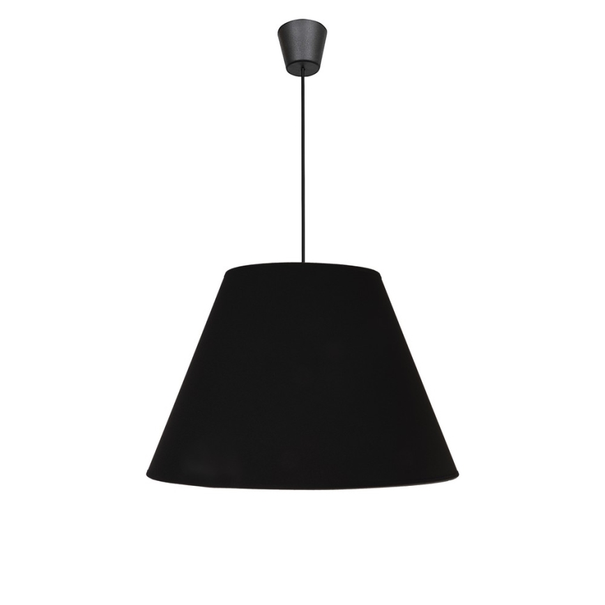 Duolla - Lustr na lanku ANNA 1xE27/40W/230V pr. 45 cm černá
