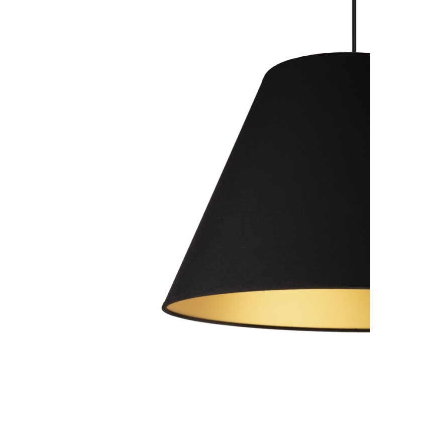 Duolla - Lustr na lanku ANNA 1xE27/40W/230V pr. 45 cm černá