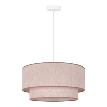 Duolla - Lustr na lanku BOHO 1xE27/40W/230V pr. 45 cm béžová